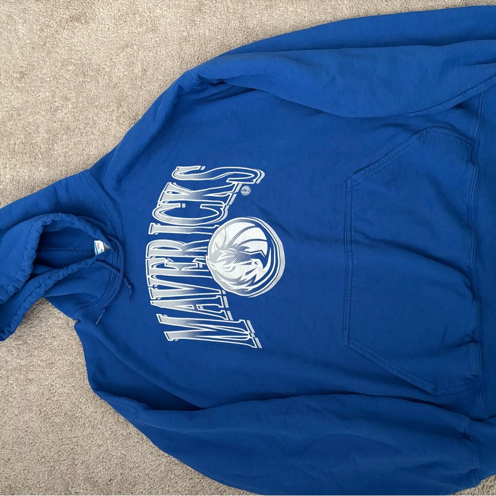 Dallas Mavericks Junk Food Clothing Blue Sweatshirt Hoodie